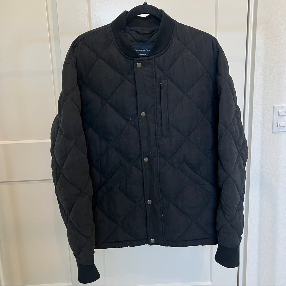 Abercrombie & Fitch Men's Quilted Liner Jacket - medium/black